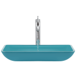 640-Turquoise Colored Vessel Sink