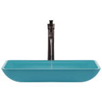 640-Turquoise Colored Vessel Sink