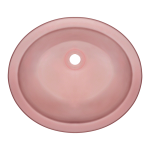 UGM-Coral Undermount Glass Bathroom Sink