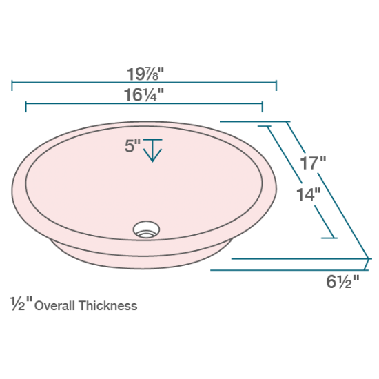 UGM-Coral Undermount Glass Bathroom Sink