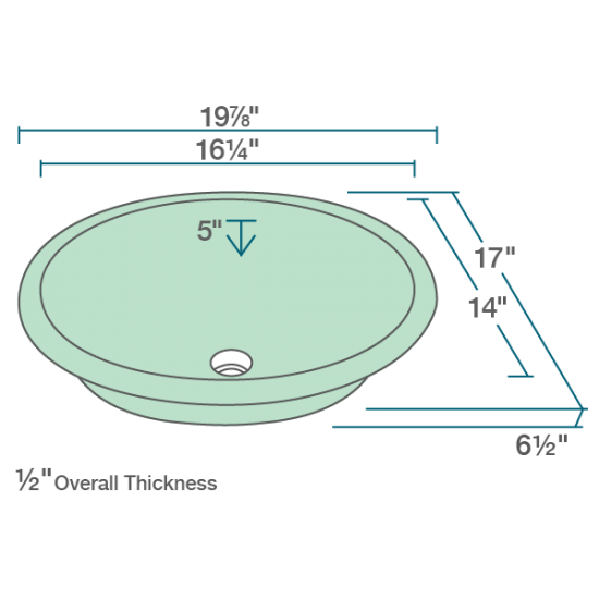 UGM-Emerald Undermount Glass Bathroom Sink