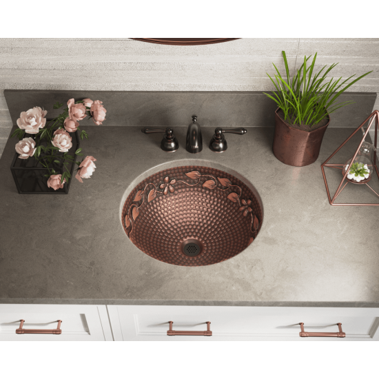923 Single Bowl Copper Bathroom Sink