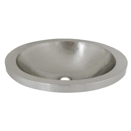 CPS543 Hibiscus Bathroom Sink in Brushed Nickel