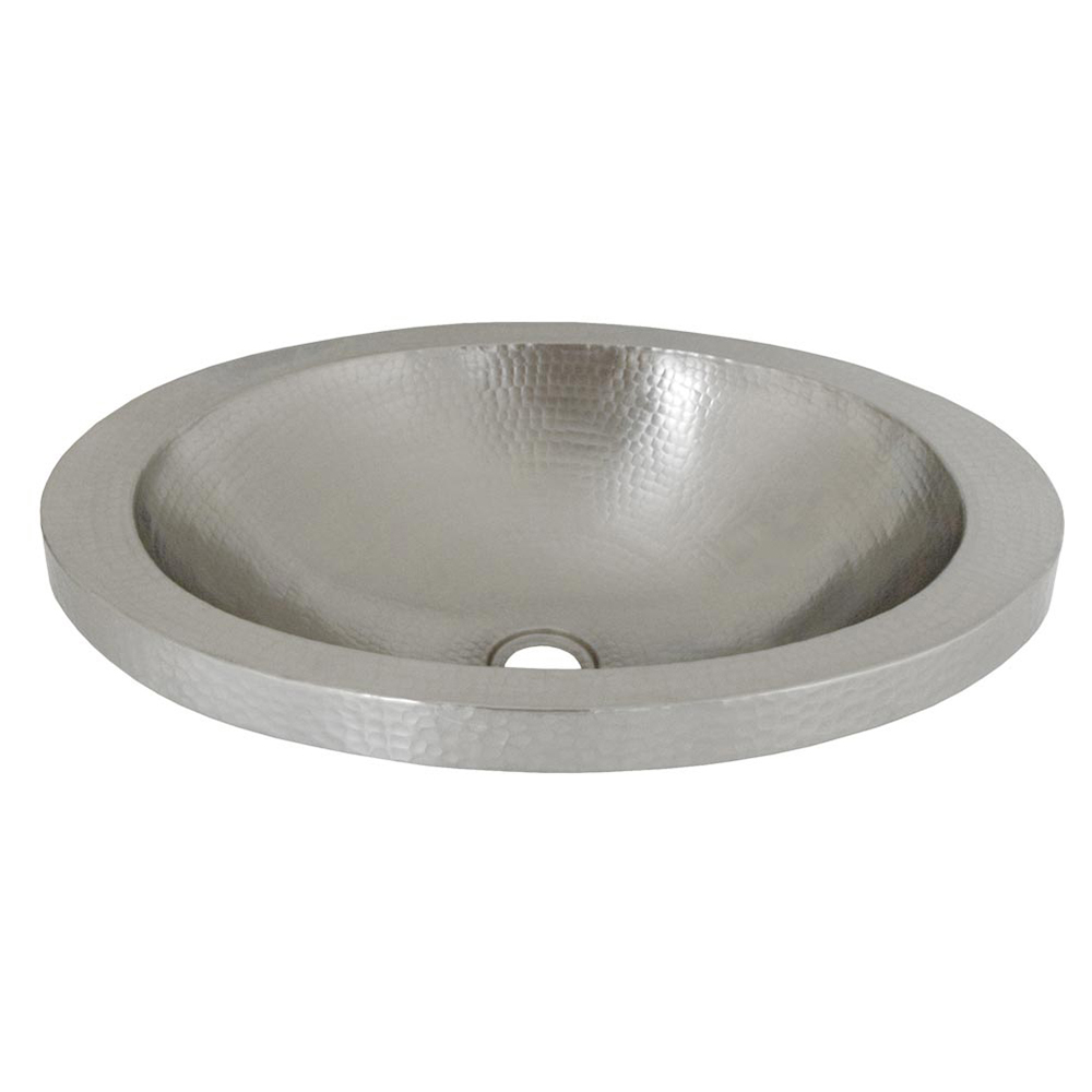 CPS543 Hibiscus Bathroom Sink in Brushed Nickel CPS543 Hibiscus Bathroom Sink in Brushed Nickel