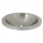 CPS543 Hibiscus Bathroom Sink in Brushed Nickel