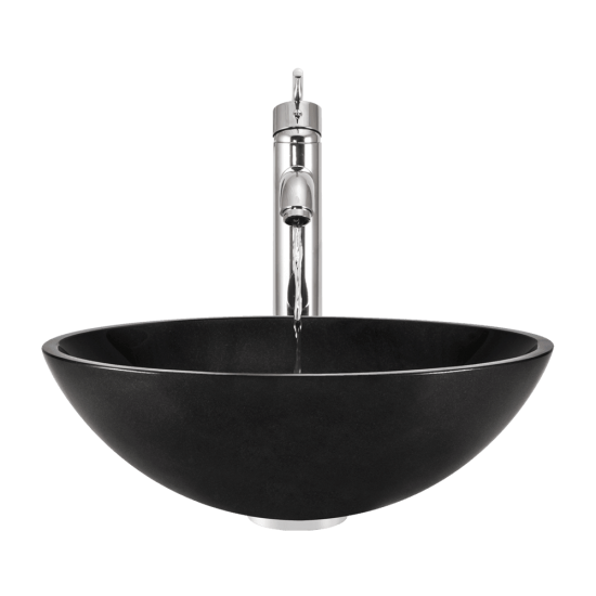 850-Black Granite Vessel Sink