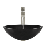 850-Black Granite Vessel Sink
