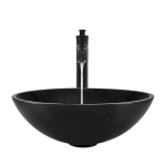 850-Black Granite Vessel Sink