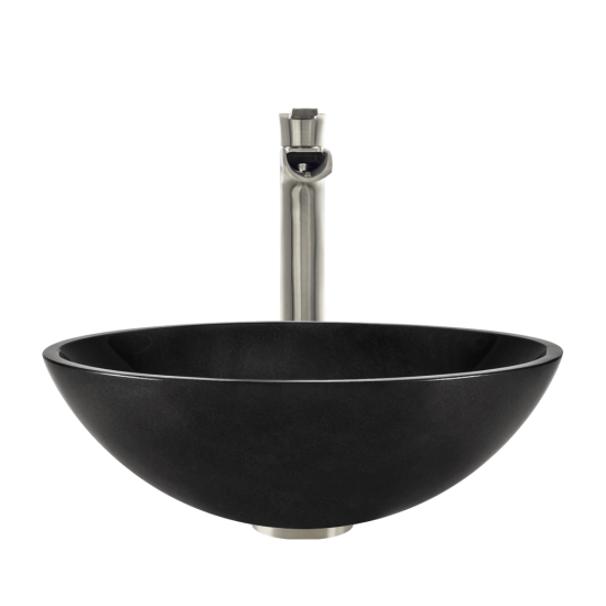 850-Black Granite Vessel Sink