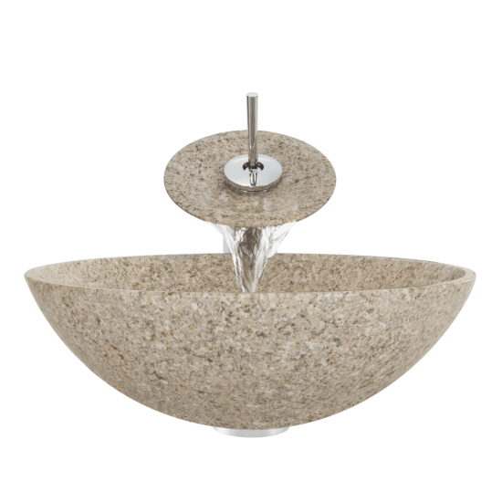 850-Tan Granite Vessel Sink