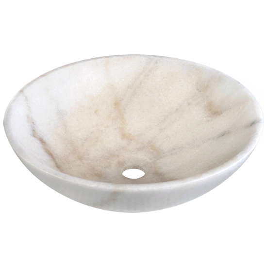 850-White Granite Vessel Sink