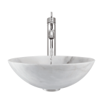 850-White Granite Vessel Sink
