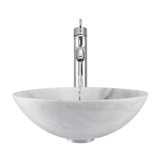850-White Granite Vessel Sink