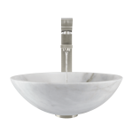 850-White Granite Vessel Sink