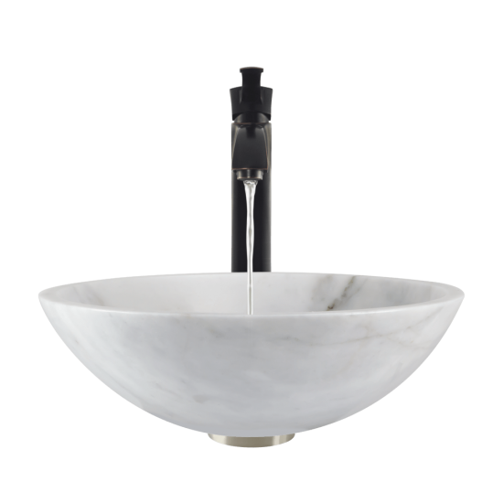 850-White Granite Vessel Sink