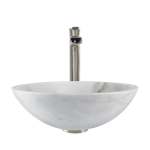 850-White Granite Vessel Sink