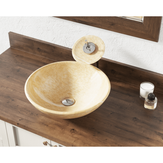 853 Honey Onyx Vessel Sink