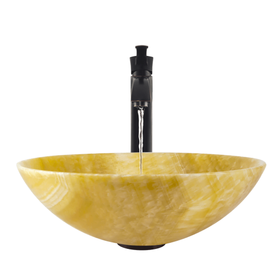 853 Honey Onyx Vessel Sink