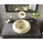 856 White Onyx Vessel Sink
