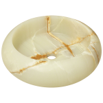 856 White Onyx Vessel Sink