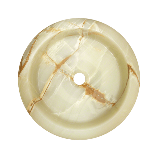 856 White Onyx Vessel Sink