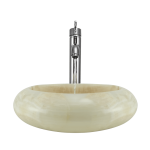 856 White Onyx Vessel Sink