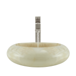 856 White Onyx Vessel Sink