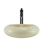 856 White Onyx Vessel Sink
