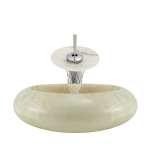856 White Onyx Vessel Sink