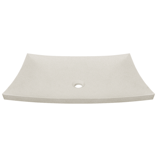 858 Cream Pinta Compound Marble Vessel Sink