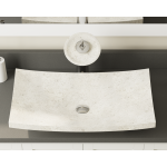 858 Cream Pinta Compound Marble Vessel Sink