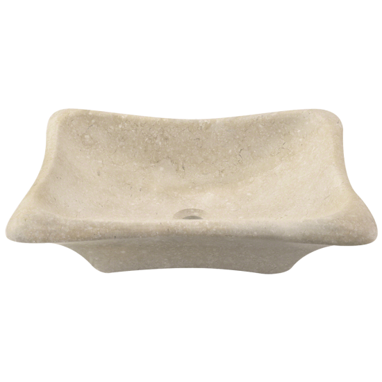 867 Galaga Beige Marble Vessel Sink
