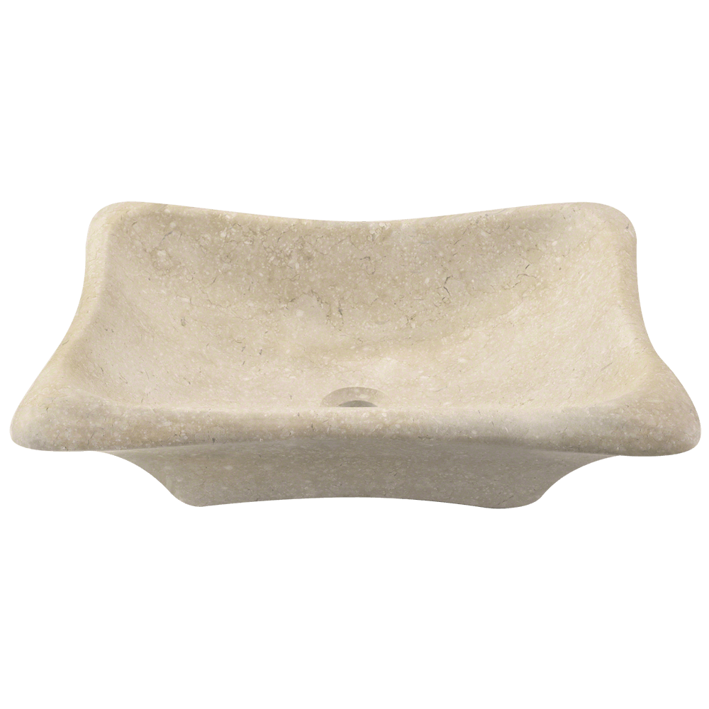 867 Galaga Beige Marble Vessel Sink