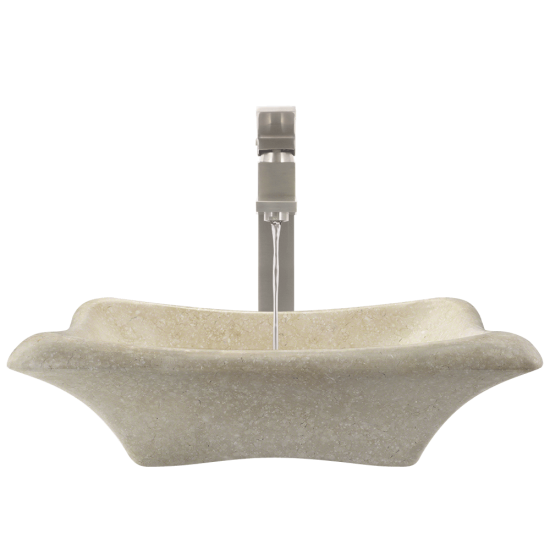 867 Galaga Beige Marble Vessel Sink
