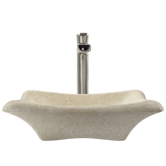 867 Galaga Beige Marble Vessel Sink
