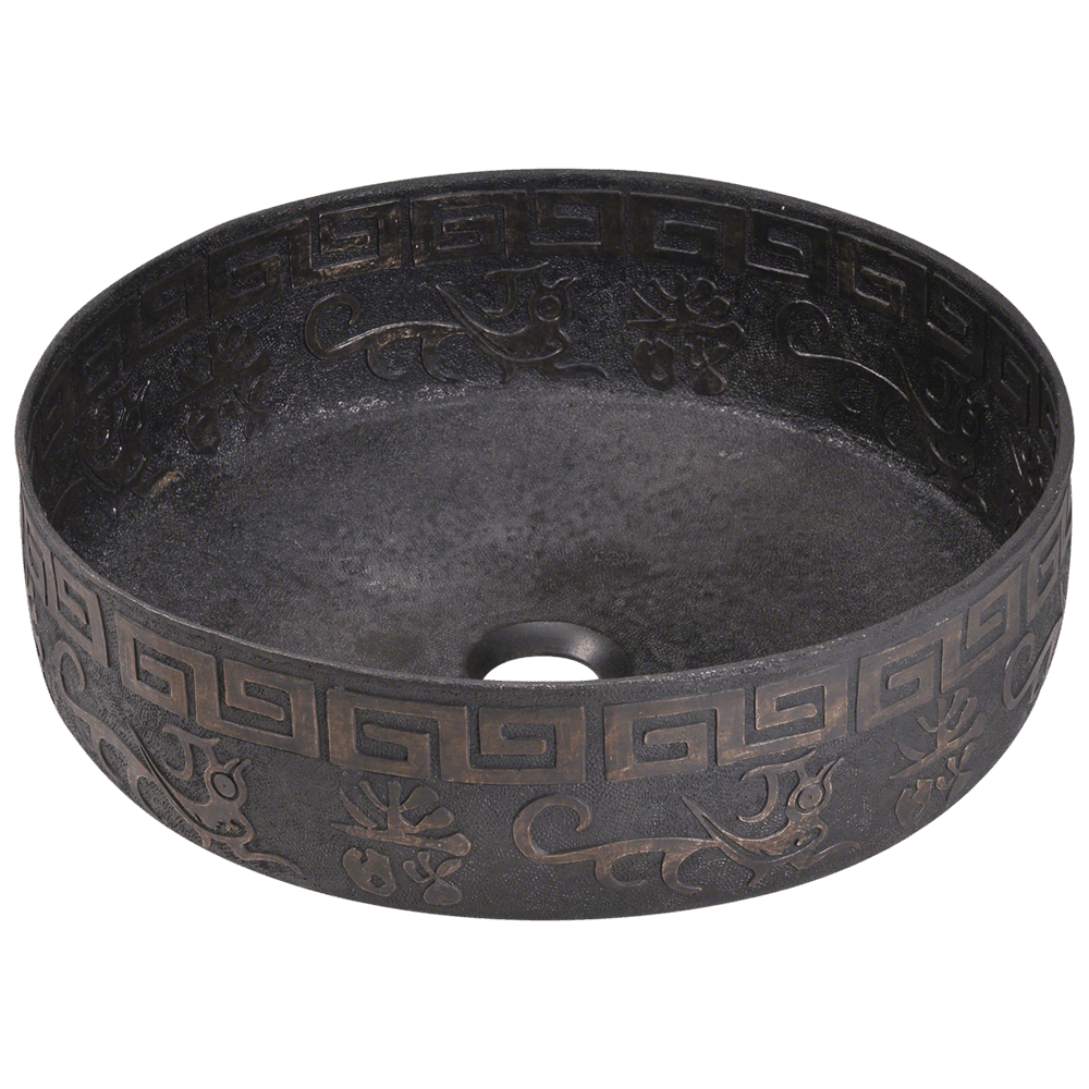953 Single Bowl Vessel Bronze Bathroom Sink
