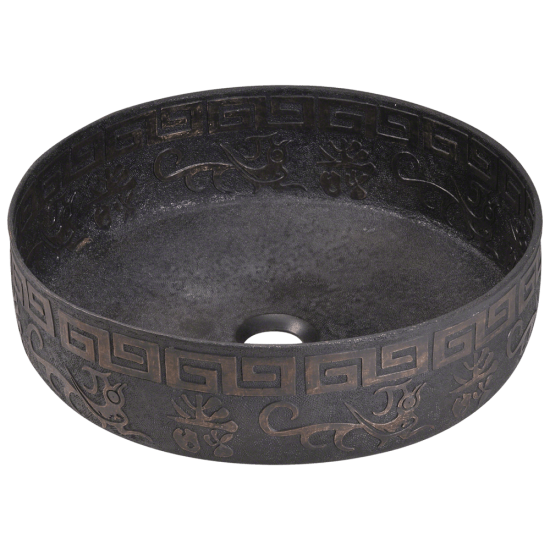 953 Single Bowl Vessel Bronze Bathroom Sink