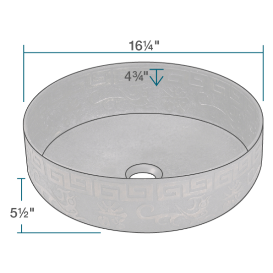 953 Single Bowl Vessel Bronze Bathroom Sink