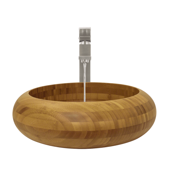 893 Bamboo Vessel Bathroom Sink