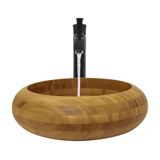 893 Bamboo Vessel Bathroom Sink