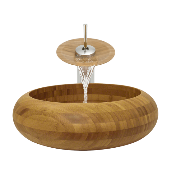 893 Bamboo Vessel Bathroom Sink