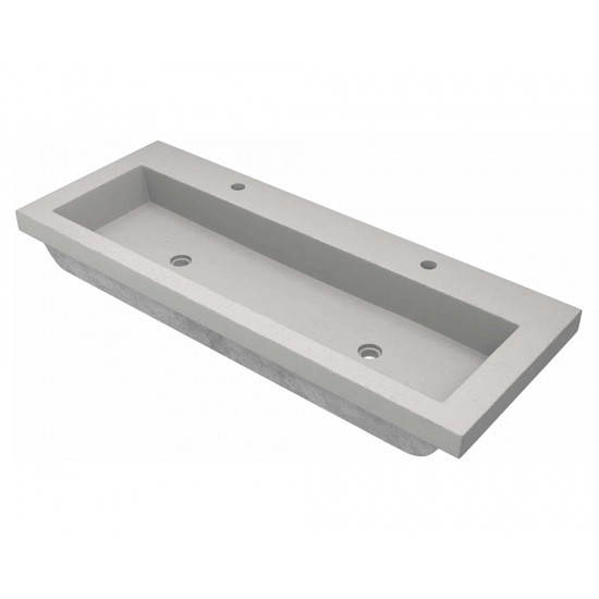 NSL4819-A Trough 4819 Bathroom Sink in Ash