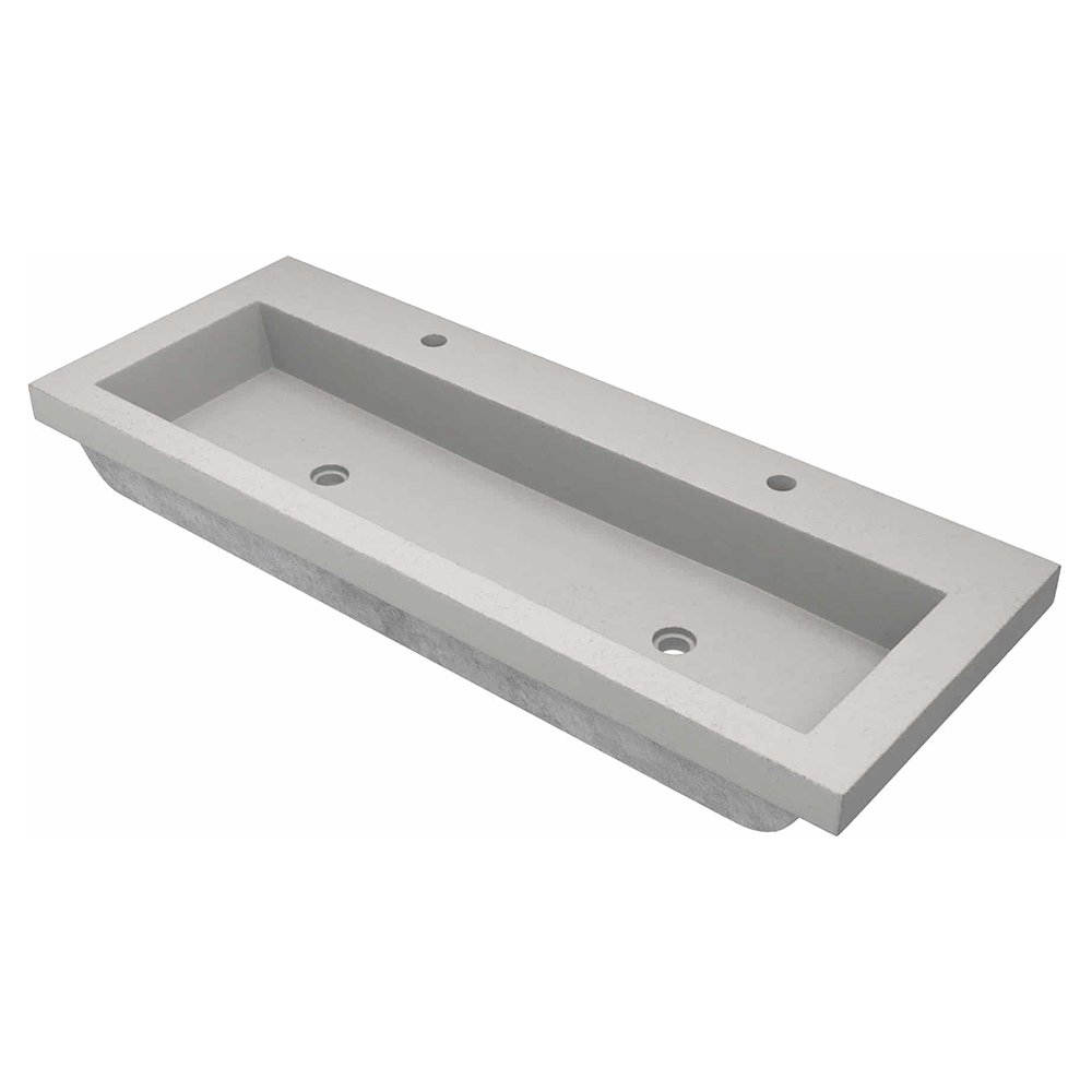 NSL4819-A Trough 4819 Bathroom Sink in Ash