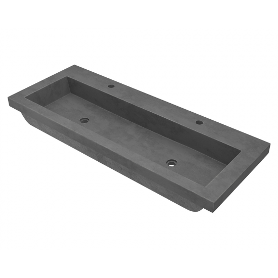NSL4819-S Trough 4819 Bathroom Sink in Slate