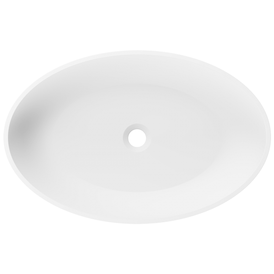 AB120 PolyStone Oval Vessel Sink