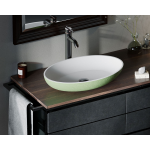 AB130 PolyStone Oval Vessel Sink