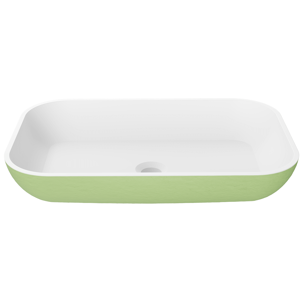 AB230 PolyStone Rectangle Vessel Sink