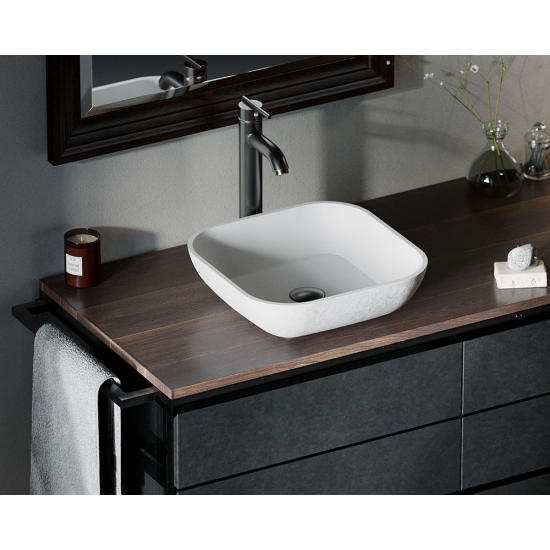 AB310 PolyStone Square Vessel Sink