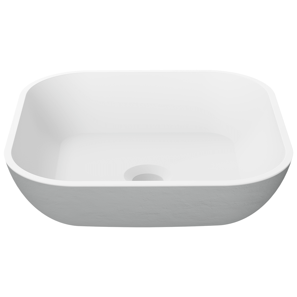 AB340 PolyStone Square Vessel Sink