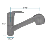 708-ABR Antique Bronze Pull Out Faucet